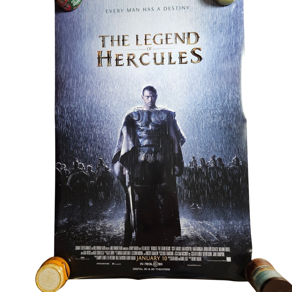 The Legend Of Hercules 2014 Promo Movie Poster 27x40 Kellan Lutz, Gaia Weiss‎